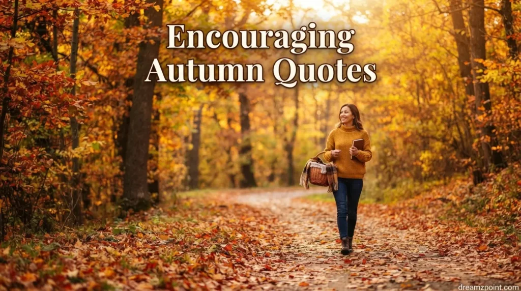 Encouraging Autumn Quotes
