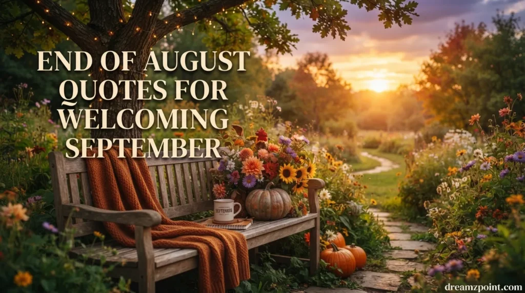End of August Quotes for Welcoming September
