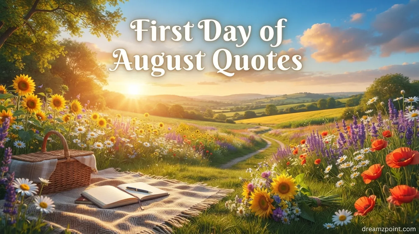 First Day of August Quotes