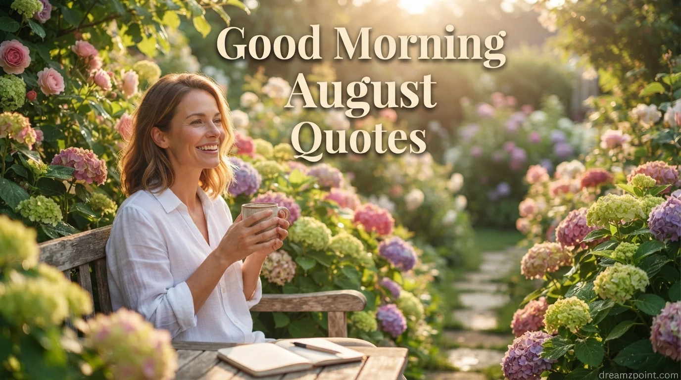 Good Morning August Quotes