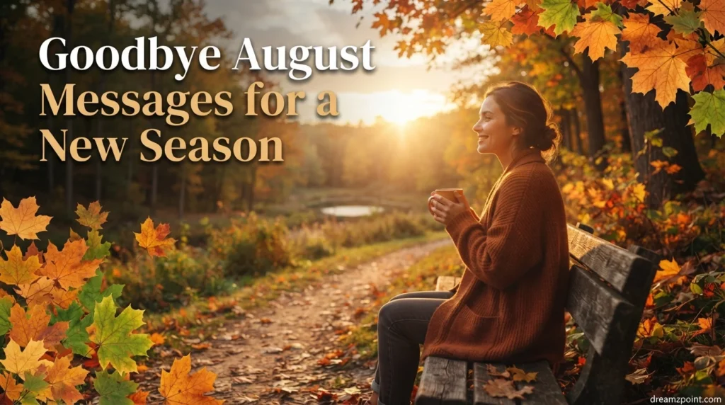 Goodbye August Messages for a New Season