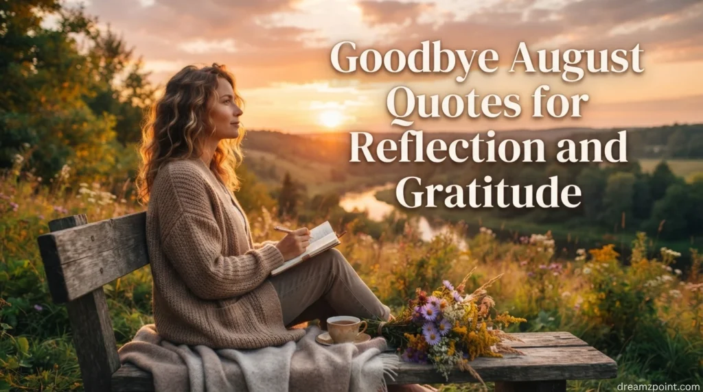 Goodbye August Quotes for Reflection and Gratitude