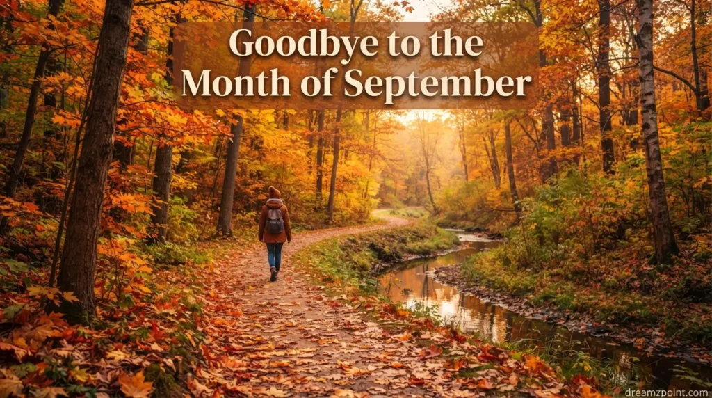 Goodbye to the Month of September
