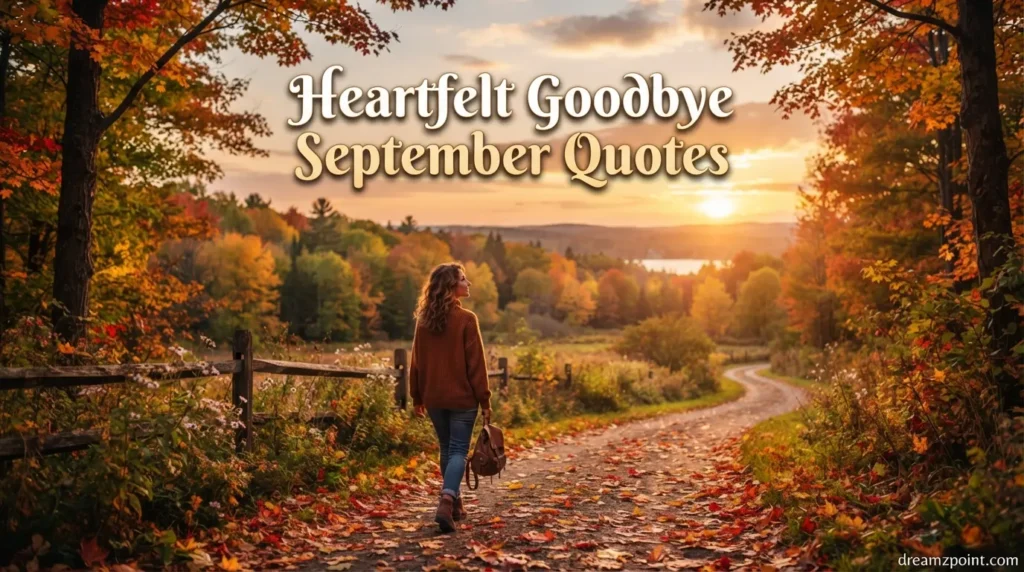 Heartfelt Goodbye September Quotes