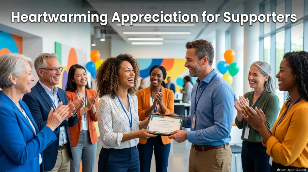 Heartwarming Appreciation for Supporters