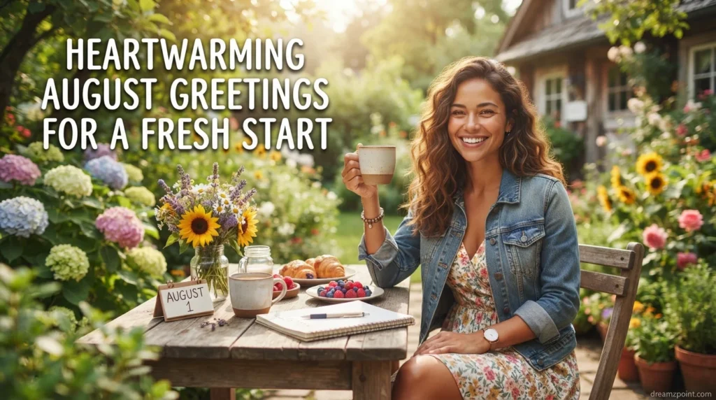 Heartwarming August Greetings for a Fresh Start