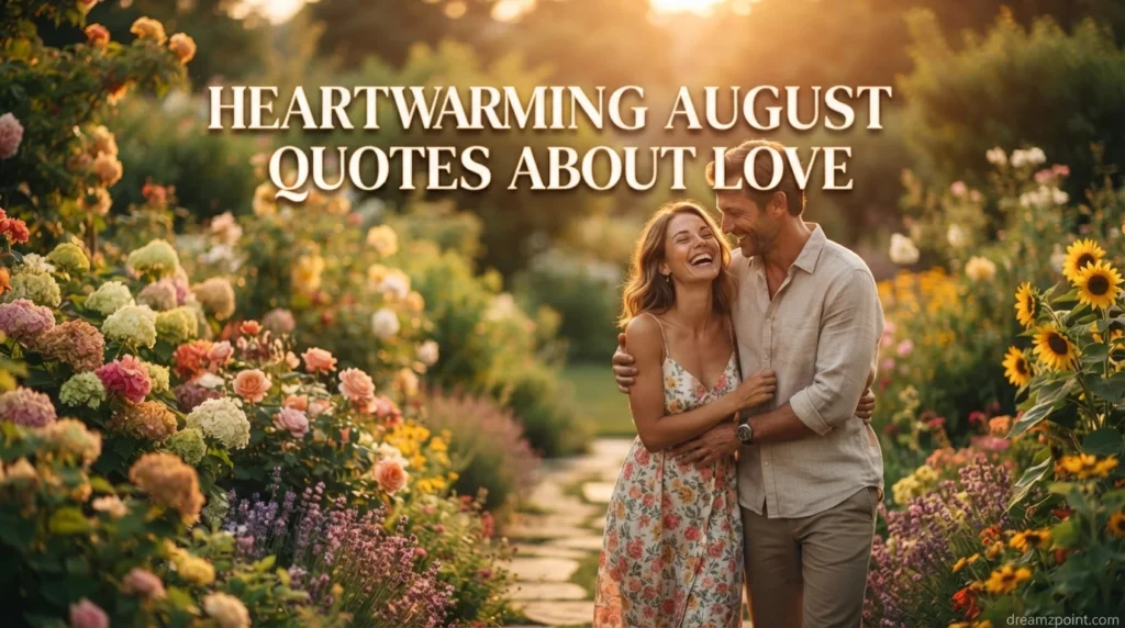 Heartwarming August Quotes About Love