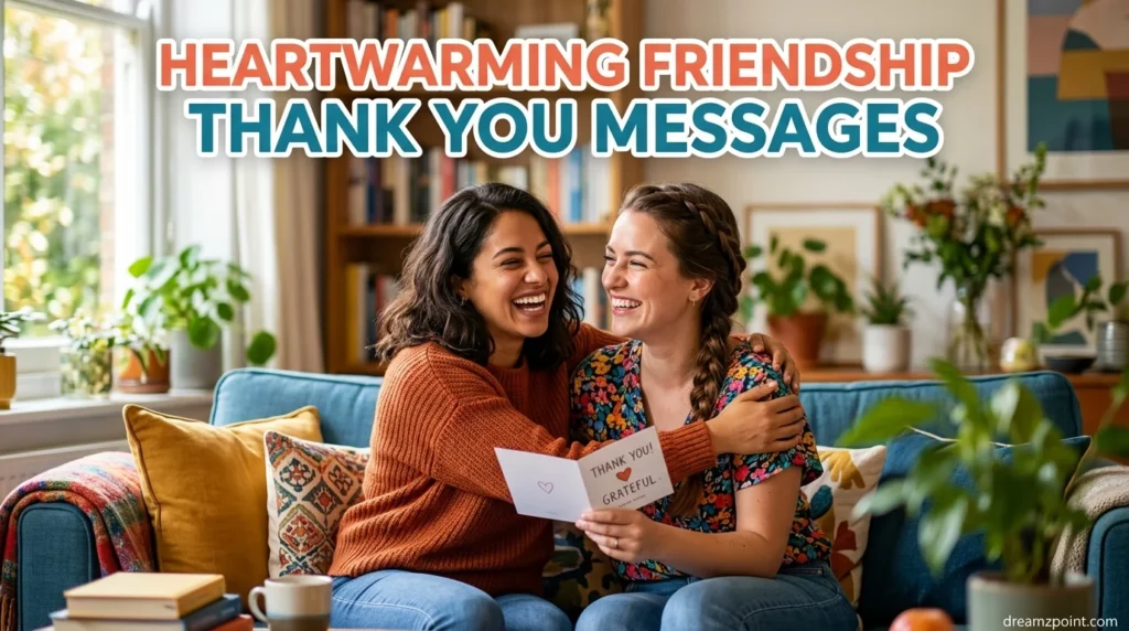 Heartwarming Friendship Thank You Messages