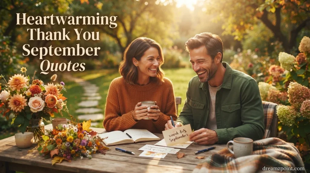 Heartwarming Thank You September Quotes