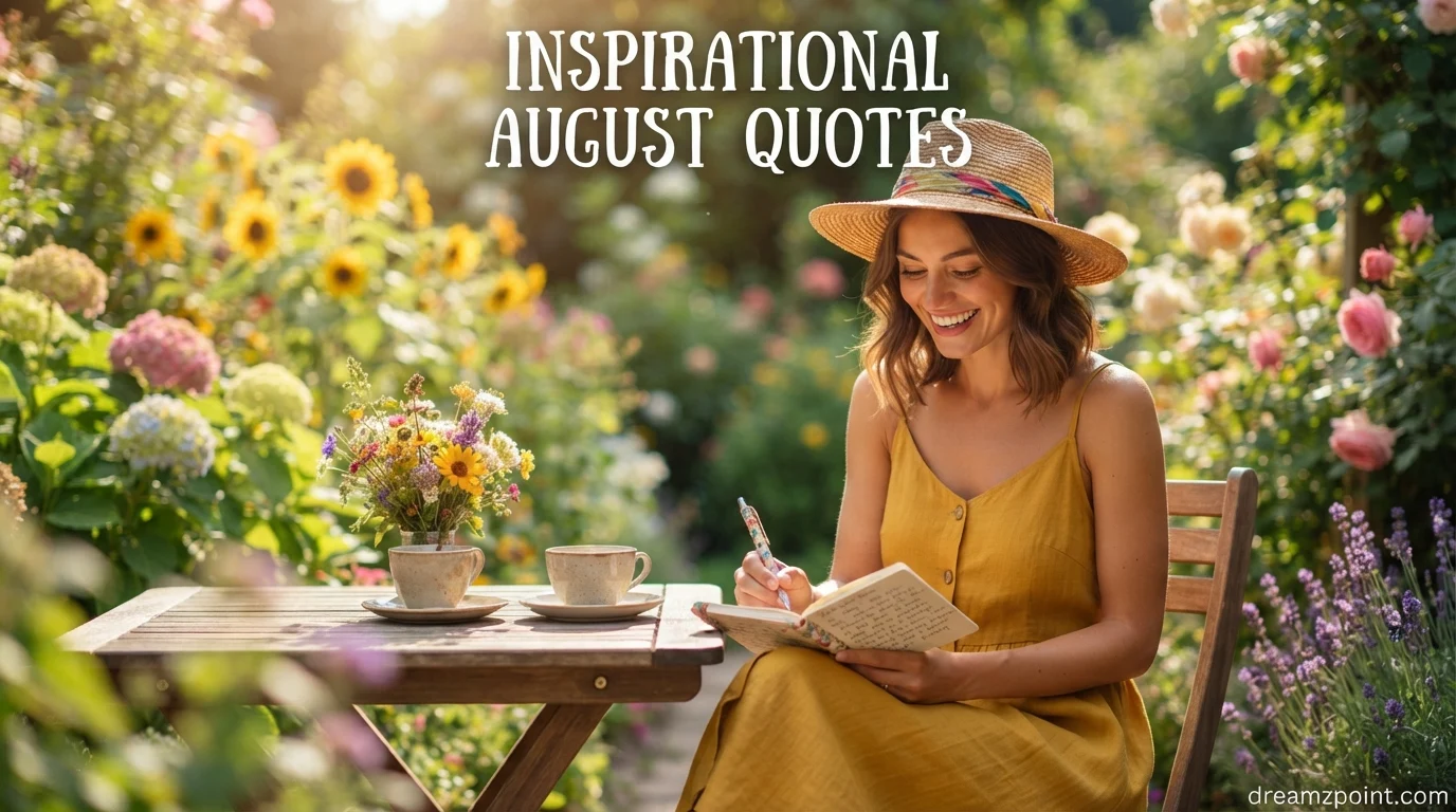 Inspirational August Quotes