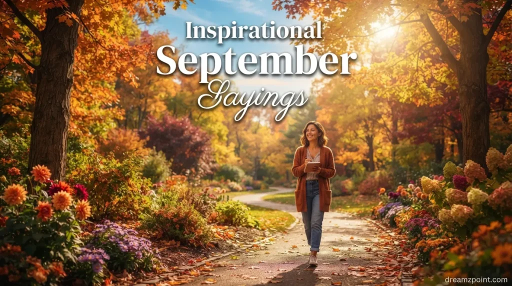 Inspirational September Sayings