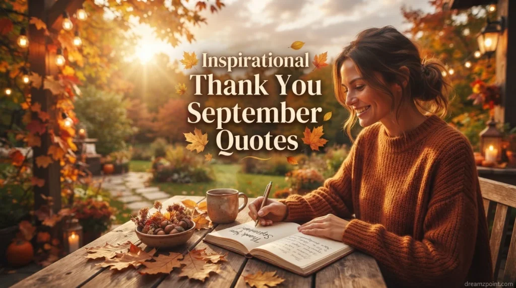 Inspirational Thank You September Quotes