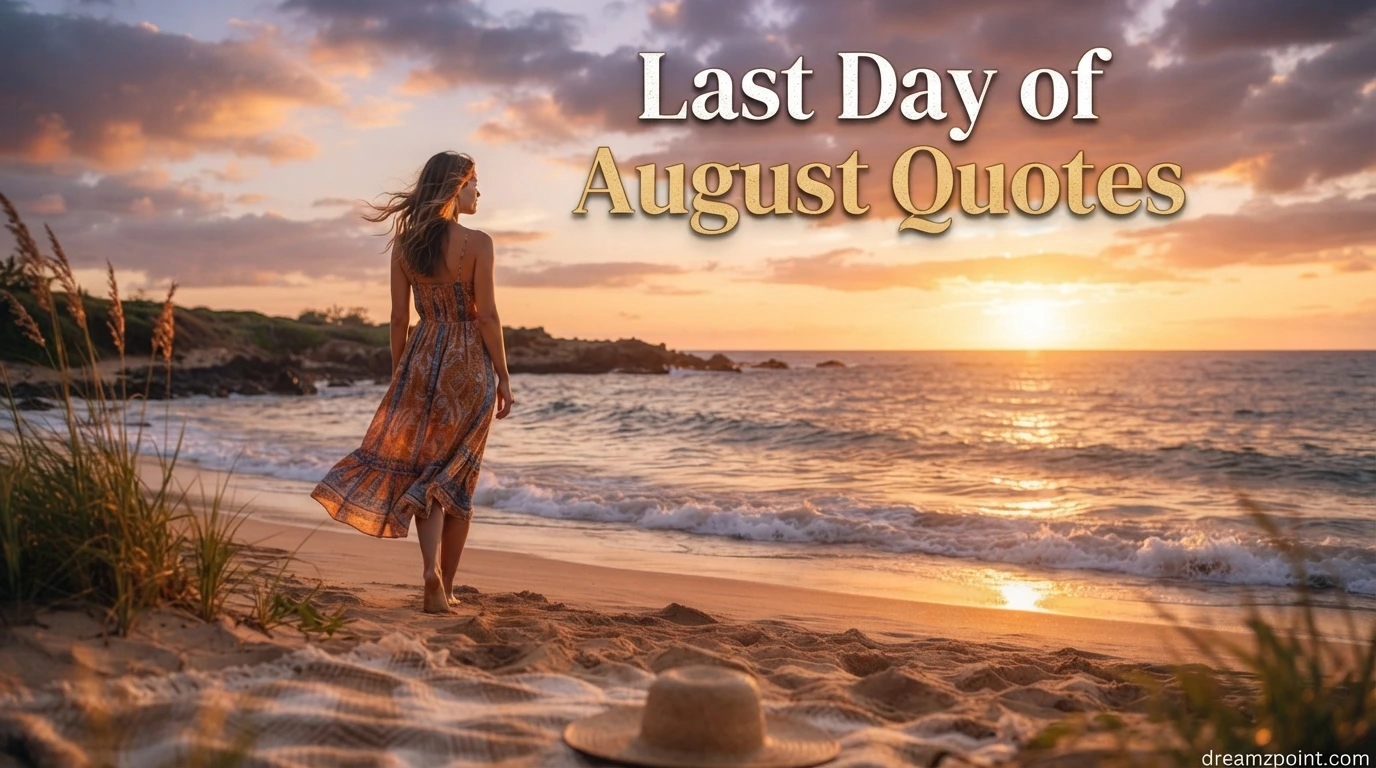 Last Day of August Quotes