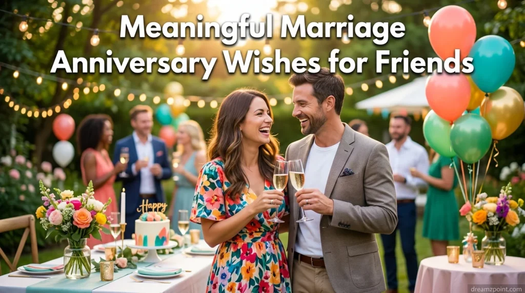 Meaningful Marriage Anniversary Wishes for Friends