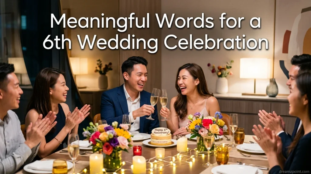 Meaningful Words for a 6th Wedding Celebration