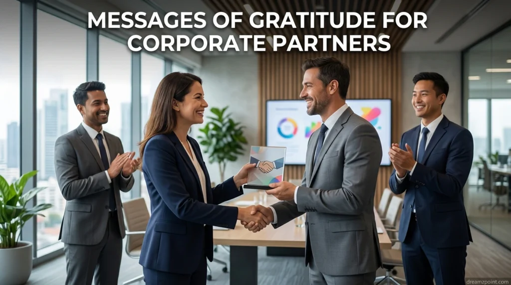 Messages of Gratitude for Corporate Partners