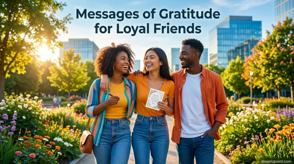 Messages of Gratitude for Loyal Friends