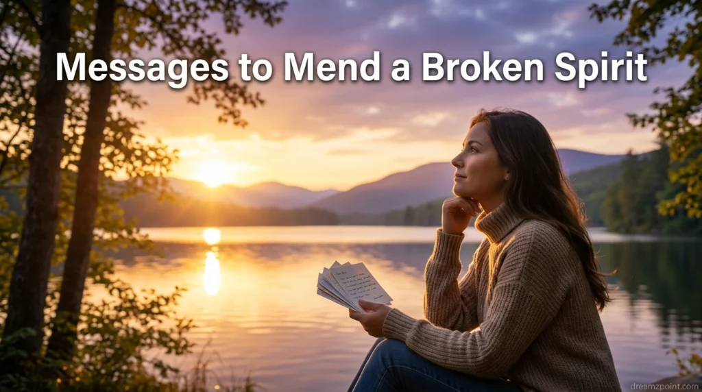 Messages to Mend a Broken Spirit