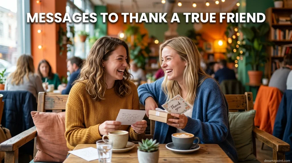 Messages to Thank a True Friend