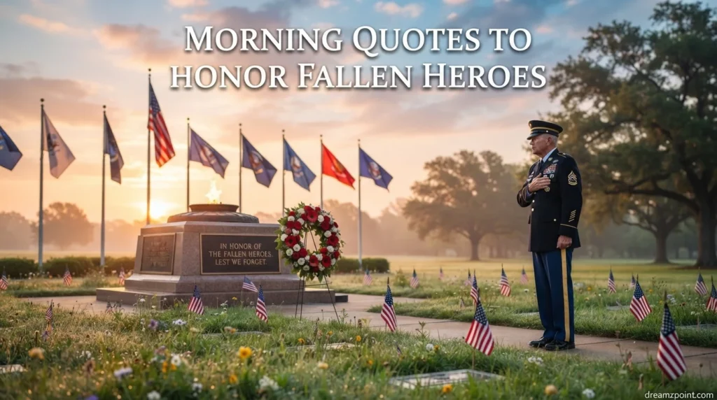 Morning Quotes to Honor Fallen Heroes