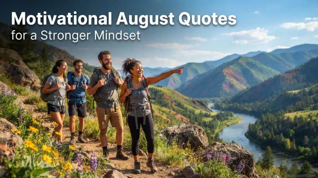 Motivational August Quotes for a Stronger Mindset