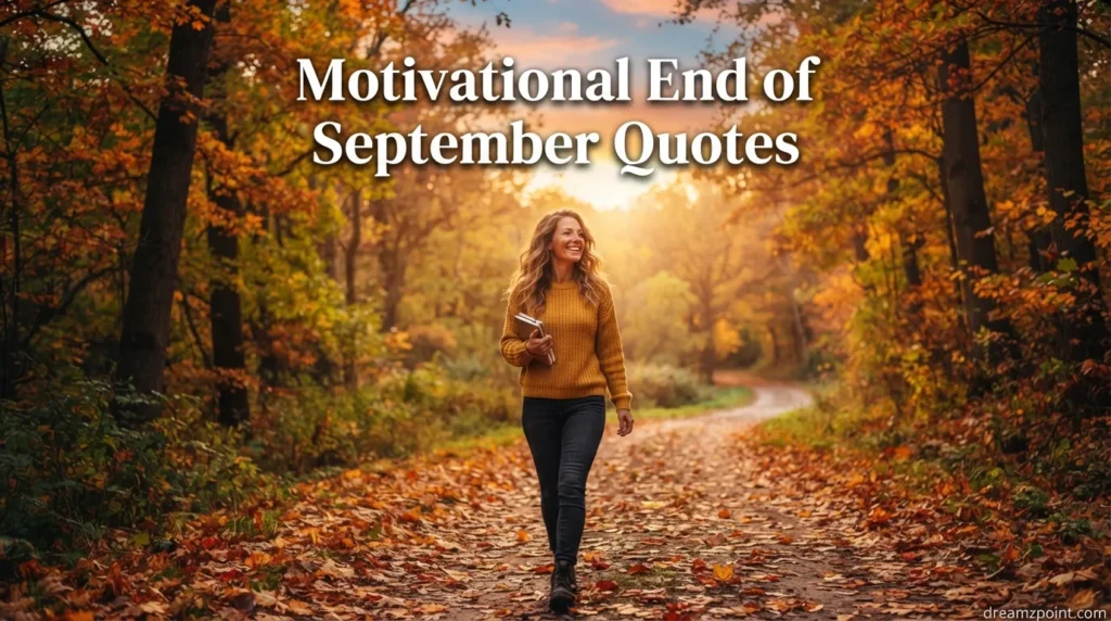 Motivational End of September Quotes