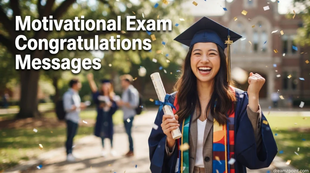 Motivational Exam Congratulations Messages
