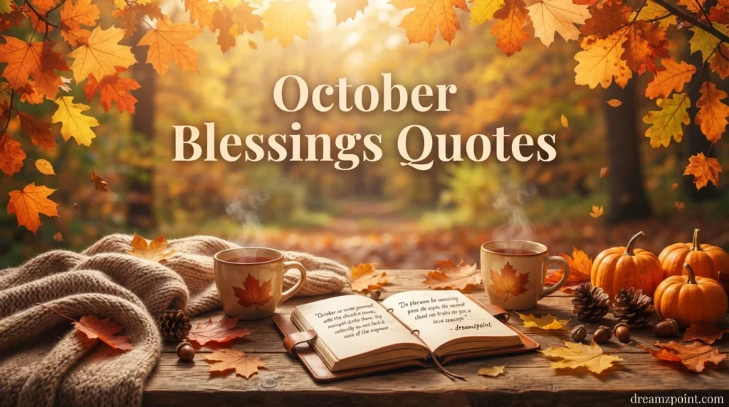 October Blessings Quotes