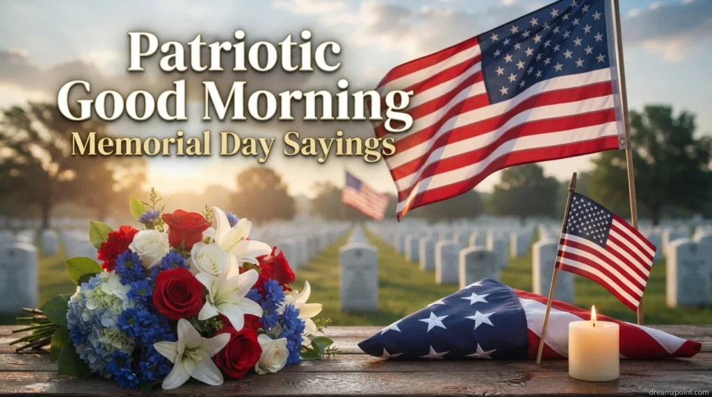 Patriotic Good Morning Memorial Day Sayings