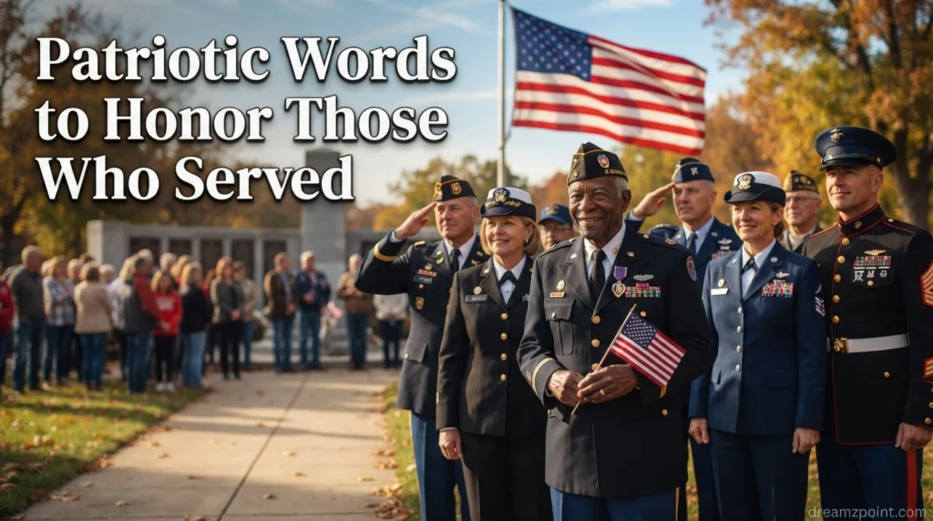 Patriotic Words to Honor Those Who Served