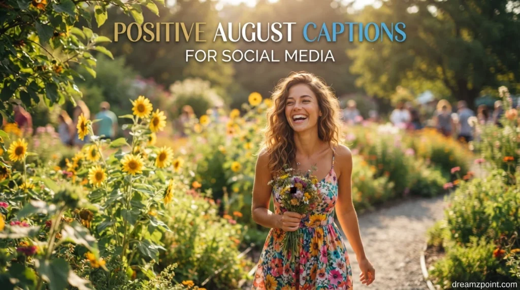 Positive August Captions for Social Media