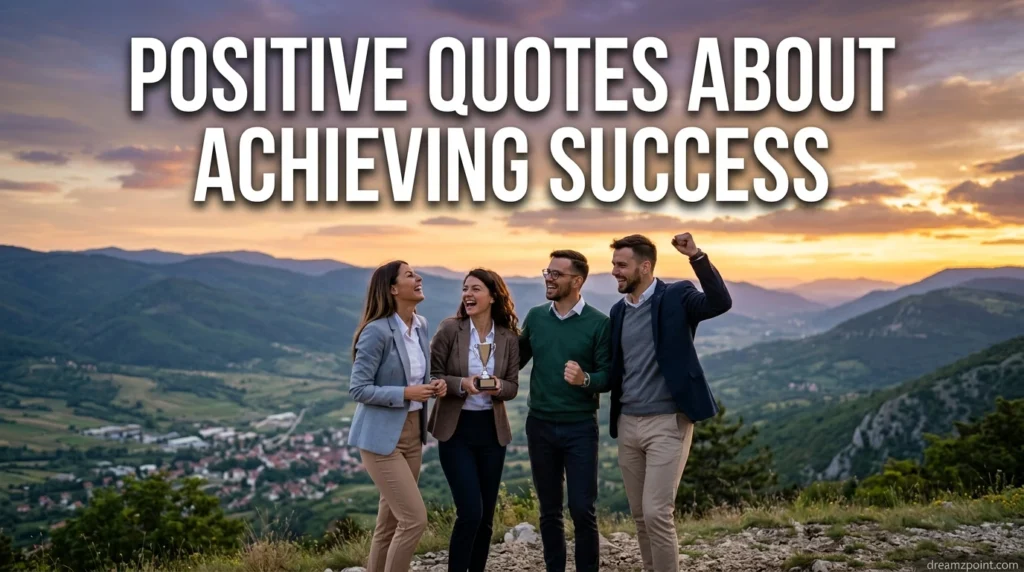 Positive Quotes About Achieving Success