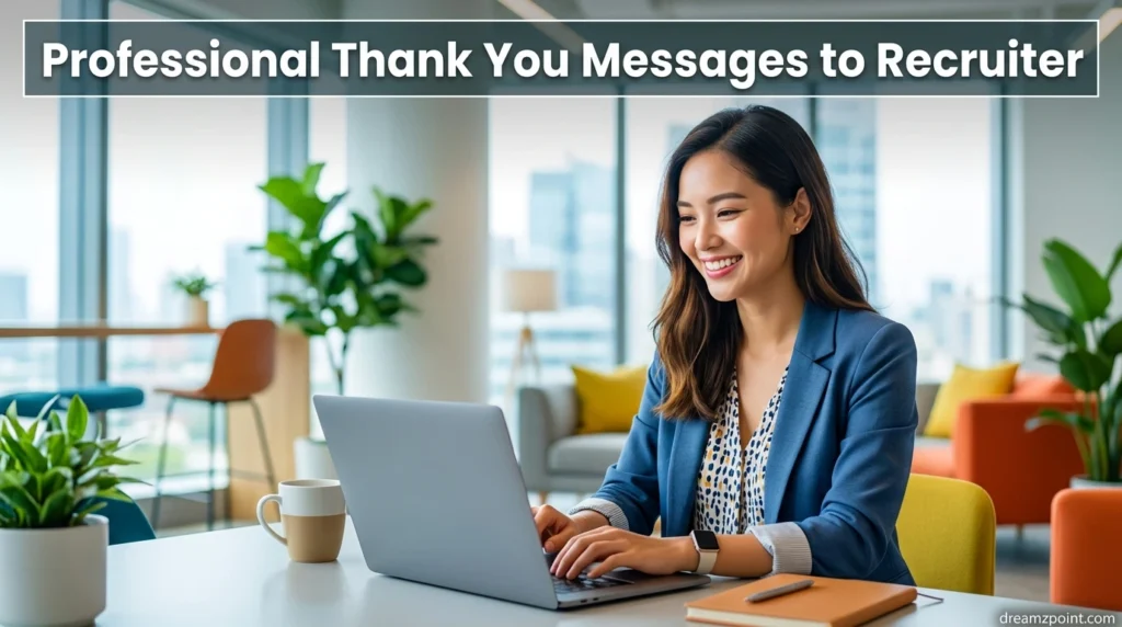 Professional Thank You Messages to Recruiter
