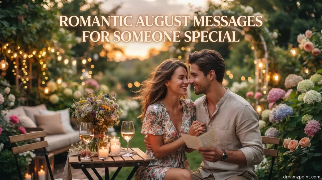 Romantic August Messages for Someone Special