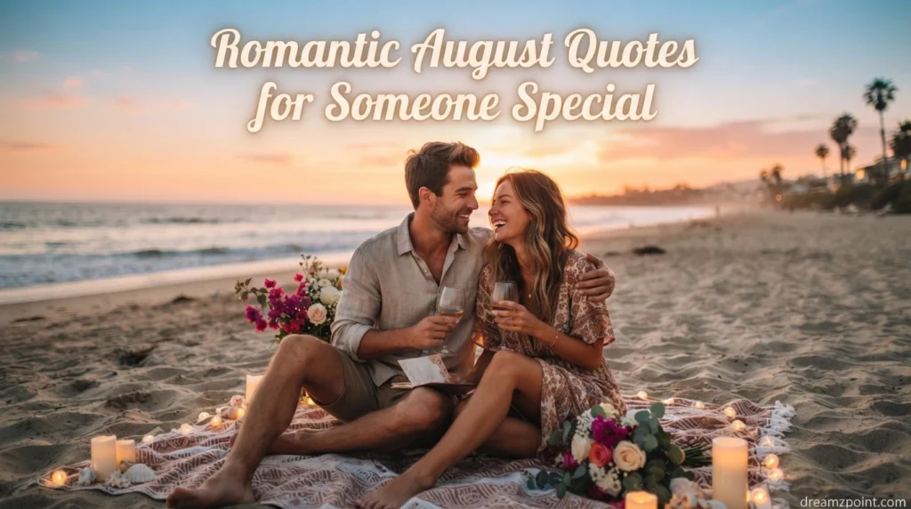 Romantic August Quotes for Someone Special