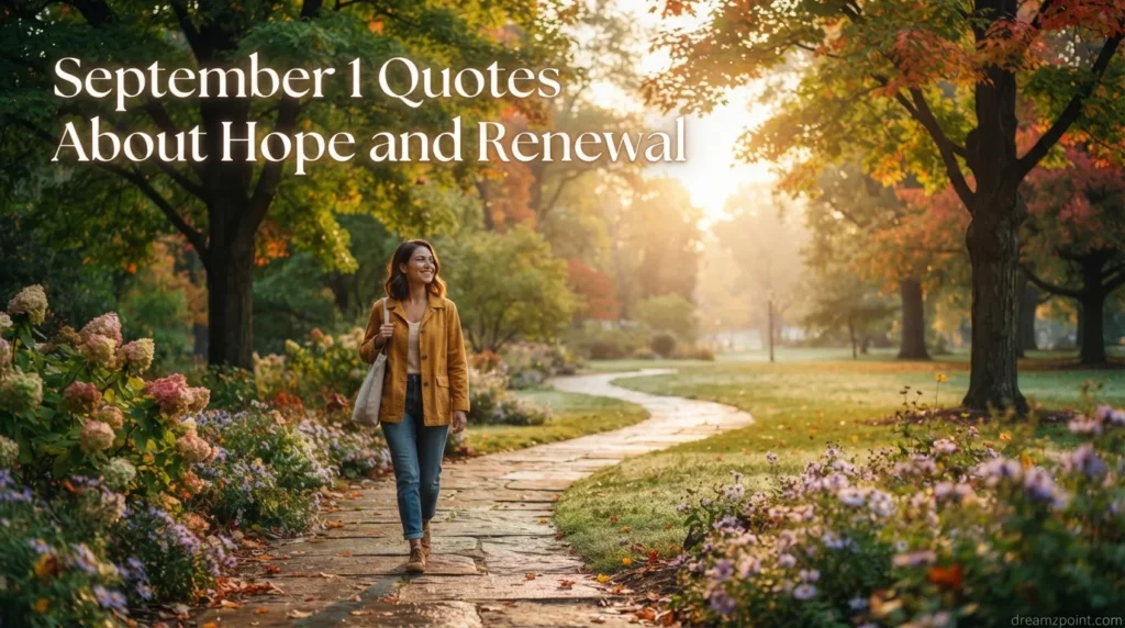 September 1 Quotes About Hope and Renewal