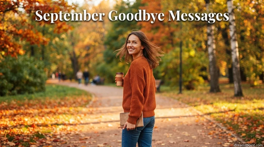 September Goodbye Messages