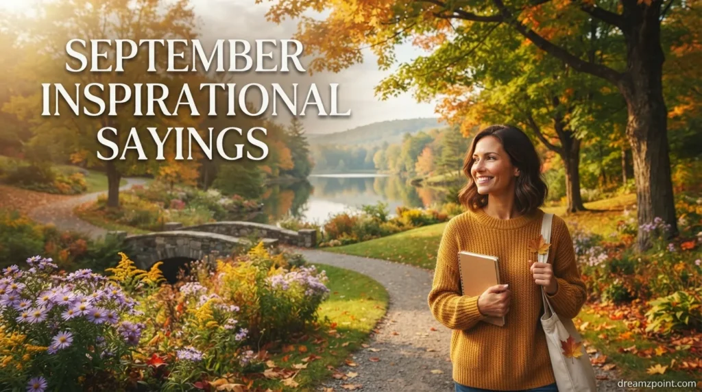 September Inspirational Sayings