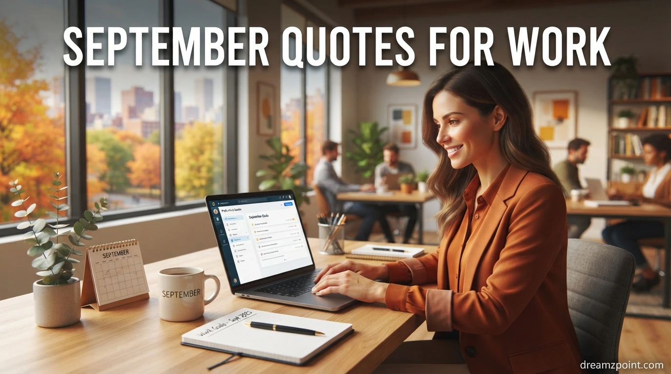September Quotes for Work
