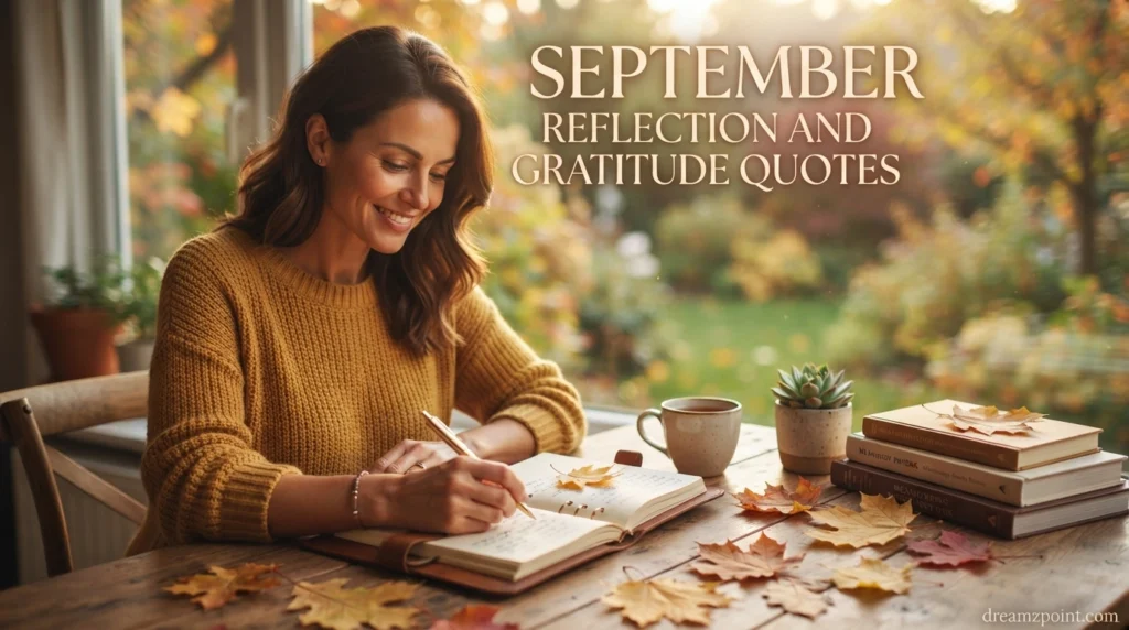 September Reflection and Gratitude Quotes