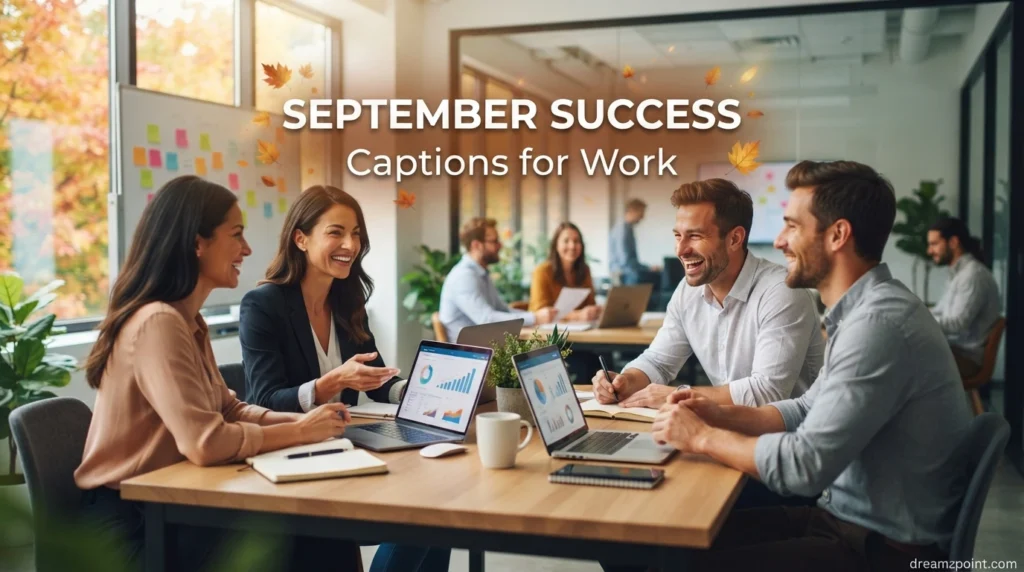 September Success Captions for Work