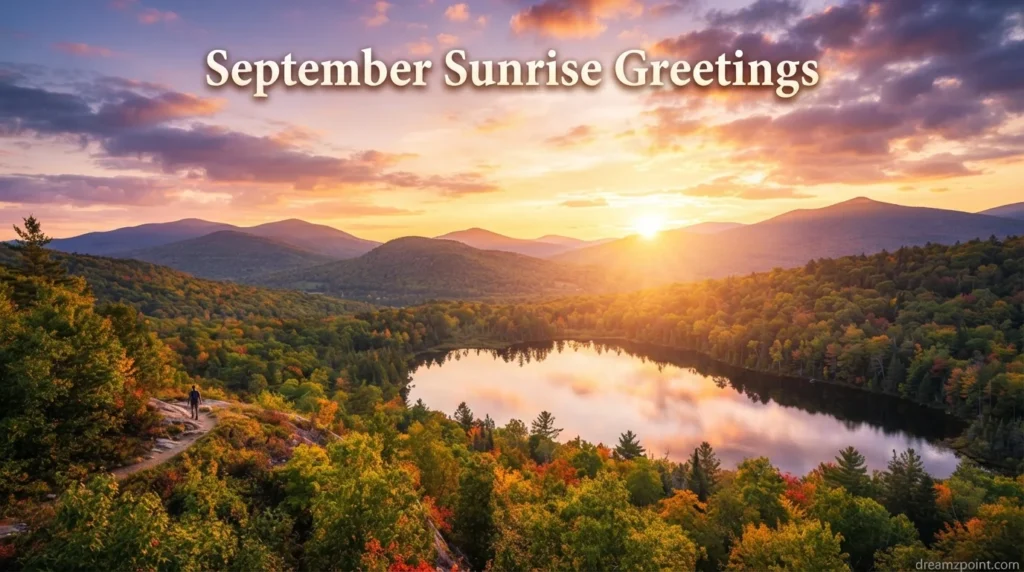 September Sunrise Greetings