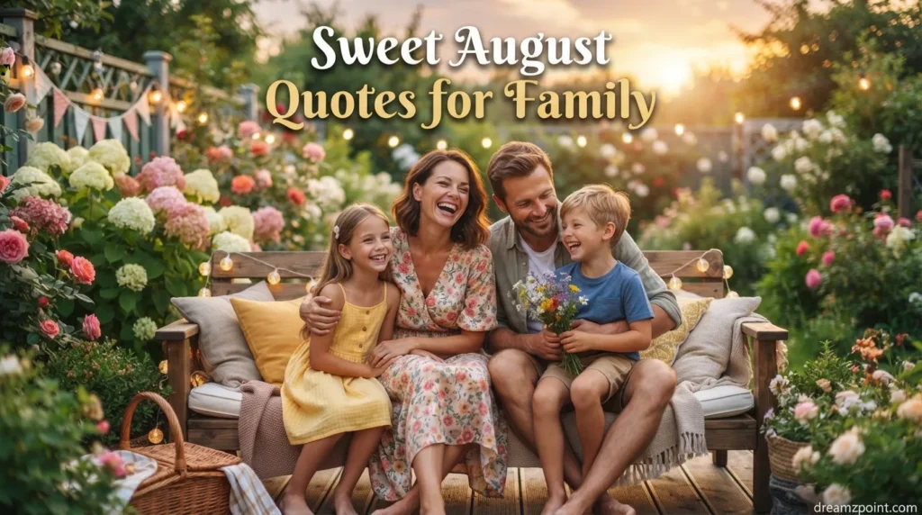 Sweet August Quotes for Family