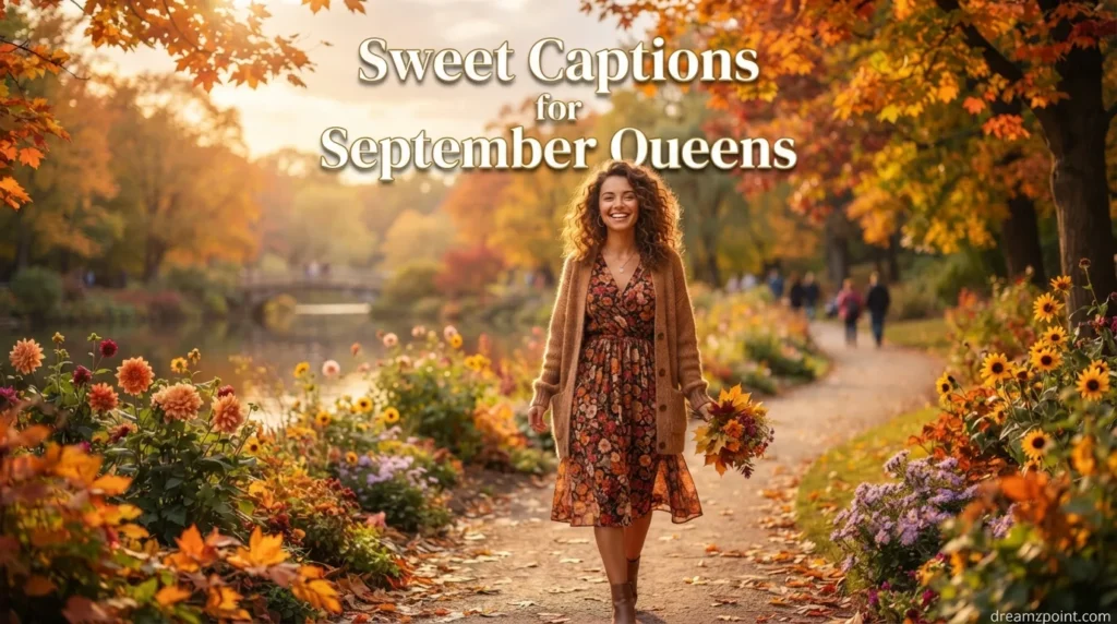 Sweet Captions for September Queens