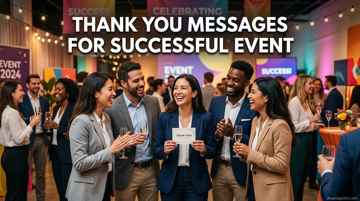 Thank You Messages for Successful Event