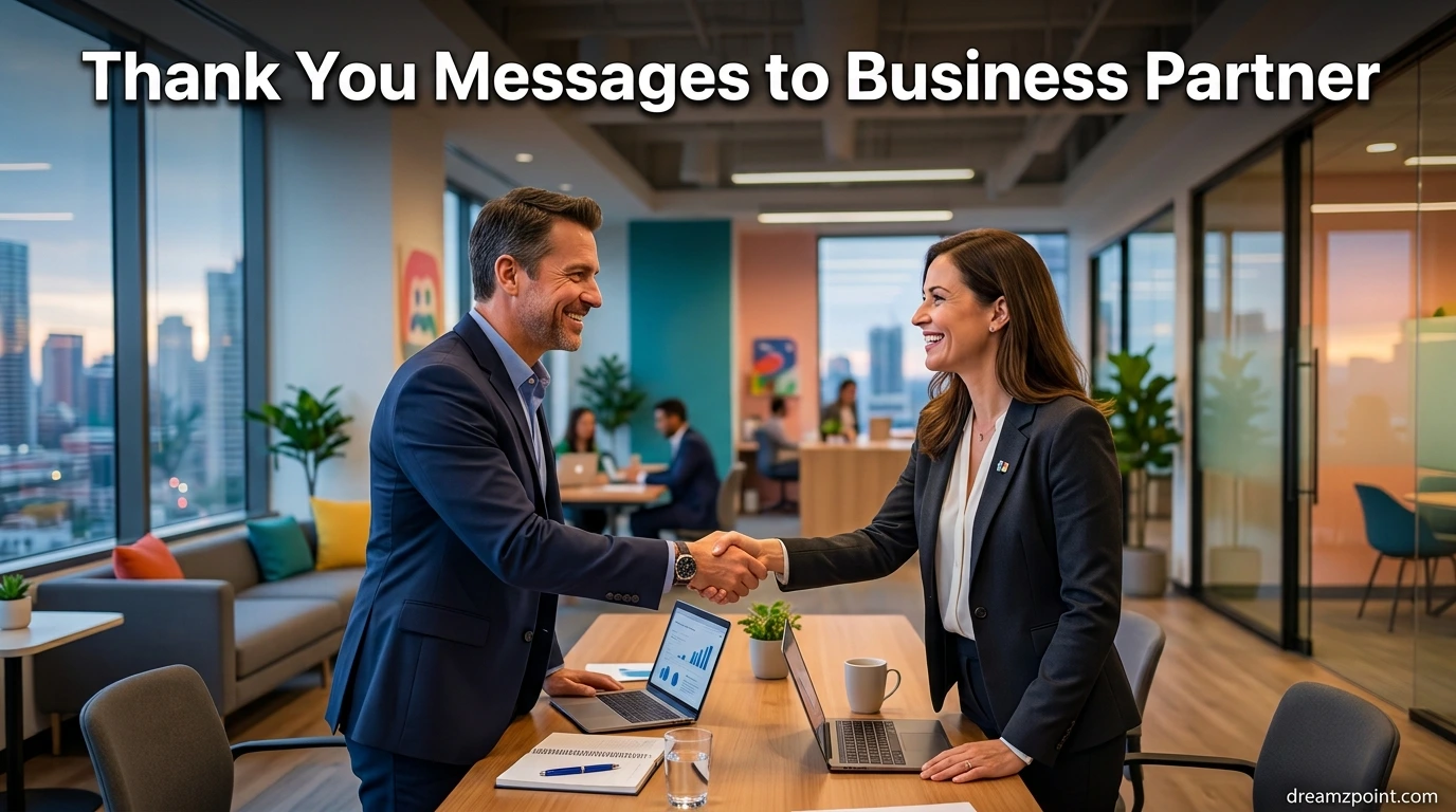 Thank You Messages to Business Partner