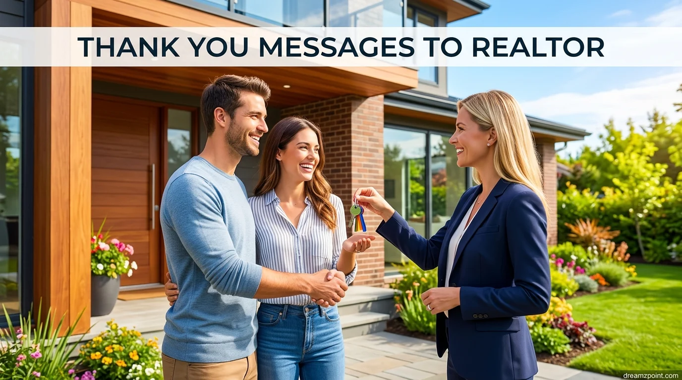 Thank You Messages to Realtor