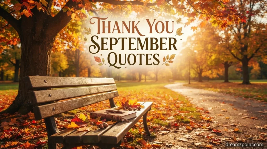 Thank You September Quotes