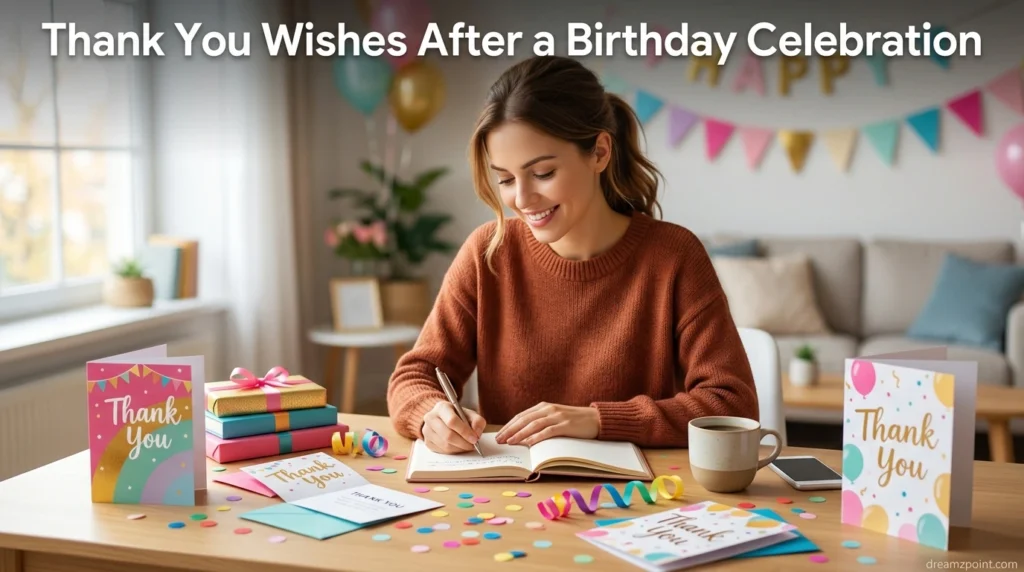 Thank You Wishes After a Birthday Celebration