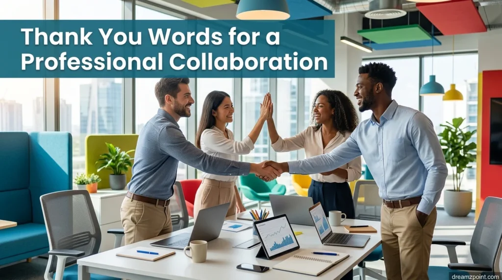 Thank You Words for a Professional Collaboration